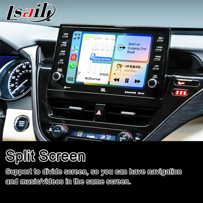 Lsailt Android 13 Video Interface for Toyota Camry 2018-2021 RAV-4, Sienna OEM อัพเกรดจอพร้อมระบบมัลติมีเดีย Android รวม YouTube, NetFlix