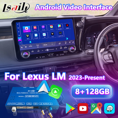 Lsailt Android Carplay Multimedia Video Interface สําหรับ 2023-Lexus LM LM350h LM500h
