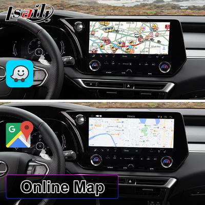 อินเตอร์เฟซวีดีโอมัลติมีเดีย Carplay Android สําหรับ 2023-Lexus RX RX350 RX350h RX450h RX500h AL30