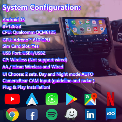 Lsailt Android Carplay Multimedia Video Interface สําหรับ Toyota Alphard Vellfire 40 Series ปี 2023