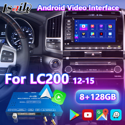 Lsailt Android Multimedia Video Interface สําหรับ Toyota Land Cruiser LC200 V8 LC 200 ปี 2012-2015