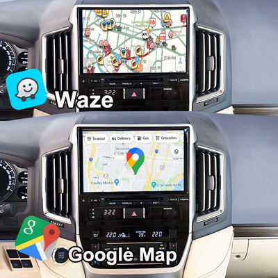 Android Multimedia Interface for Land Cruiser GX_R 2018-2021 LC200 Wireless Apple CarPlay&Android Auto Retrofit อัพเกรด