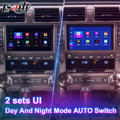 อินเตอร์เฟสวิดีโอมัลติมีเดียสําหรับ Android 2013-2021 Lexus GX 460 GX460