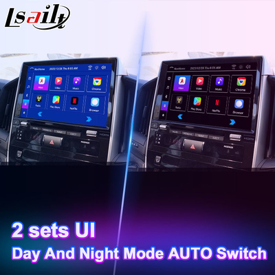 Lsailt อินเทอร์เฟซวิดีโอ มัลติมีเดีย Android สำหรับ Toyota Land Cruiser LC200 GX-R LC 200 GXR รุ่นปี 2018-2022