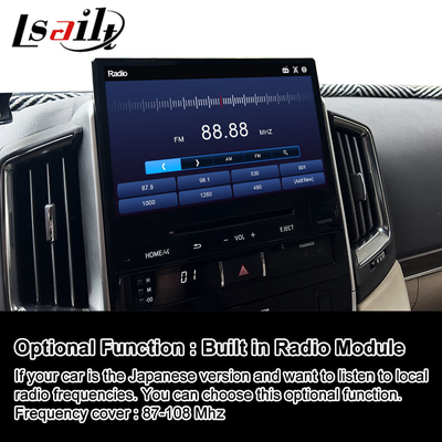 Lsailt Android Multimedia Video Interface สำหรับ Toyota Land Cruiser LC200 GXR GX-R FST LC 200 2018-2022