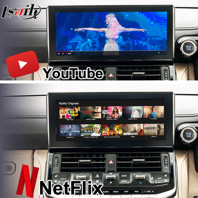 โมดูลอัพเกรด Android OEM Lsailt สำหรับ Land Cruiser 300 รุ่นปี 2022-ปัจจุบัน การรวมอินเทอร์เฟซ Android YouTube, Waze, Play Store