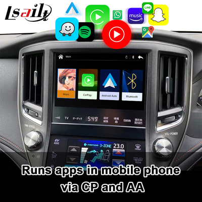 Lsailt แอปเปิ้ล CarPlay อินเตอร์เฟซไร้สายสําหรับ Crown S210 2013-2016 AWS210 GRS210 GWS214 GWS215 Majesta Athlete Royal Saloon รองรับกล้องหลัง Android Auto