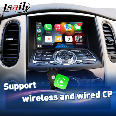 หน้าจอ Lsailt Android Auto Carplay สำหรับ Infiniti EX25 EX35 EX37 EX30d EX QX50 ปี 2007-2017