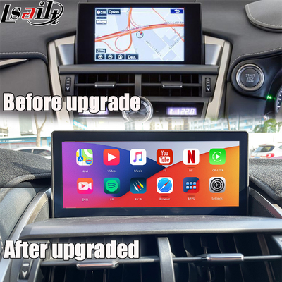 Lexus Android Screen สําหรับ Lexus NX200T NX300H 2015-2017 10.25 นิ้ว IPS HD Display แอนดรอยด์ 13 ไวรัส CarPlay แอนดรอยด์ ออโต้