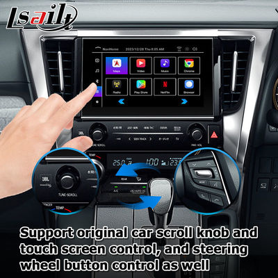 อินเทอร์เฟซวิดีโอ CarPlay Android สำหรับ Toyota Alphard Vellfire AH40