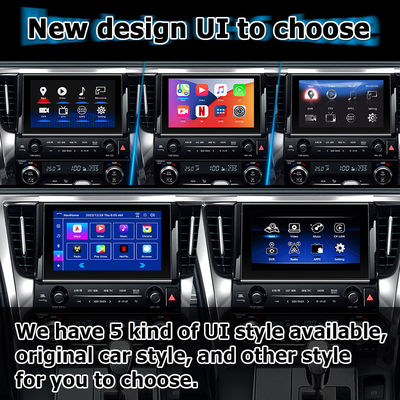 อินเทอร์เฟซวิดีโอ CarPlay Android สำหรับ Toyota Alphard Vellfire AH40