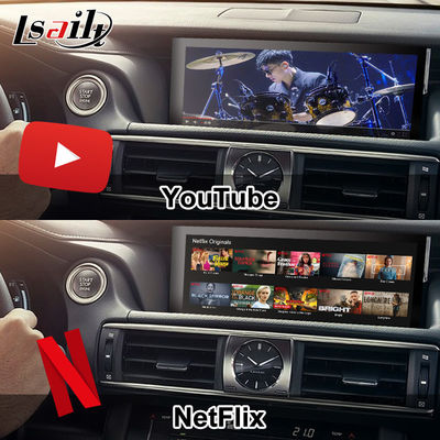 Android 13 หน้าจอ Android ขนาด 10.25 นิ้ว จอแสดงผลมัลติมีเดียสำหรับ Lexus IS200T IS300H 2015-2020 WIFI, HDMI, Bluetooth, Wireless CarPlay