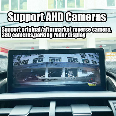 หน้าจอ Lexus Android 8 Core Qualcomm Multimedia Display สำหรับ LEXUS NX200T NX300H 2014-2021 รองรับการควบคุมด้วย Joystick Rotary Knot, YouTube, Google Play, CarPlay