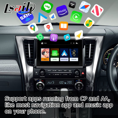 กล่อง Carplay และ Android Auto สไตล์ OEM สำหรับ Toyota Alphard Vellfire AH30 รุ่นปี 2015-2022