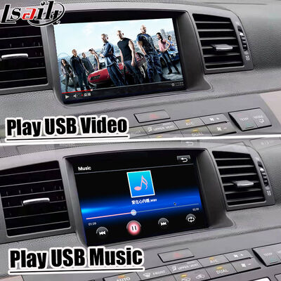 Lsailt 8 นิ้ว CarPlay Screen สําหรับ Nissan Fuga (Y50) Infiniti 350GT 2005-2008 แอนดรอยด์ อัตโนมัติ, กระจกกระจก, จอสัมผัส HD