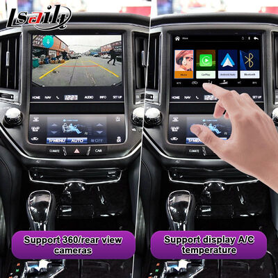 อินเตอร์เฟซ Apple CarPlay สําหรับ Crown S210 AWS210 GRS210 GWS214 GWS215 Majesta Athlete Royal Saloon รวมระบบ Android Auto, กล้องหลัง, อากาศ AC