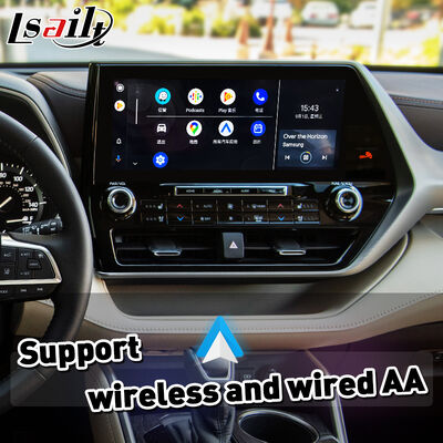 Lsailt Wireless Android Auto Carplay Interface สําหรับ 2020 และปัจจุบัน โตโยต้า ไฮแลนเดอร์