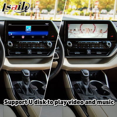 Lsailt Wireless Android Auto Carplay Interface สําหรับ 2020 และปัจจุบัน โตโยต้า ไฮแลนเดอร์