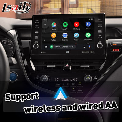 Lsailt Wireless Android Auto Carplay Interface สําหรับปี 2021-2024 โตโยต้า แคมรี่ ไฮบริด XSE XLE SL SE XV70
