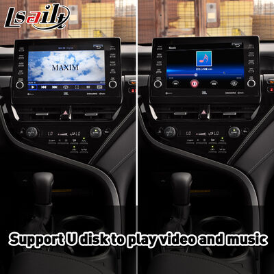 Lsailt Wireless Android Auto Carplay Interface สําหรับปี 2021-2024 โตโยต้า แคมรี่ ไฮบริด XSE XLE SL SE XV70