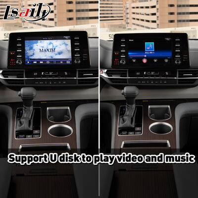 Lsailt Wireless Android Auto Carplay Interface สําหรับ Toyota Sienna LE XLE XSE ของปี 2021