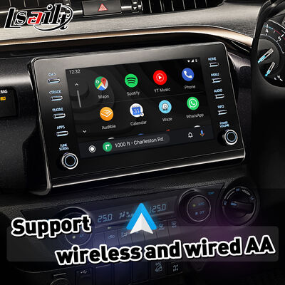Lsailt Wireless Android Auto Carplay Interface สําหรับ โตโยต้า ฮิลุคส์ 2019
