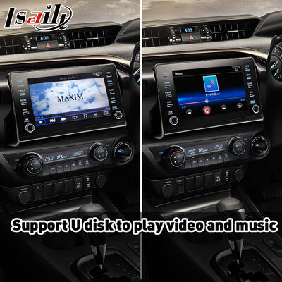 Lsailt Wireless Android Auto Carplay Interface สําหรับ โตโยต้า ฮิลุคส์ 2019