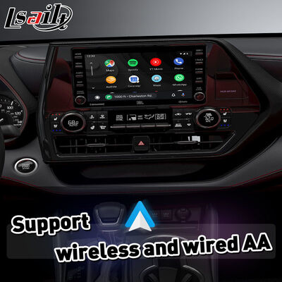 Lsailt Wireless Android Auto Carplay Interface สําหรับ 2020 และปัจจุบัน โตโยต้า ไฮแลนเดอร์