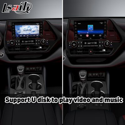 Lsailt Wireless Android Auto Carplay Interface สําหรับ 2020 และปัจจุบัน โตโยต้า ไฮแลนเดอร์