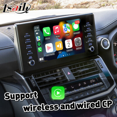 Lsailt แอนดรอยด์ไร้สาย อินเตอร์เฟซการเล่นรถอัตโนมัติสําหรับ 2021-2024 โตโยต้า แลนด์ครูเซอร์ 300 GX GXL AX LC300