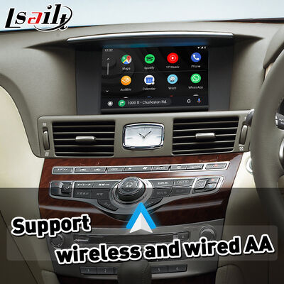 Lsailt Wireless Android Auto Carplay อินเตอร์เฟซสําหรับ 2012-2022 นิสสัน ซีมา