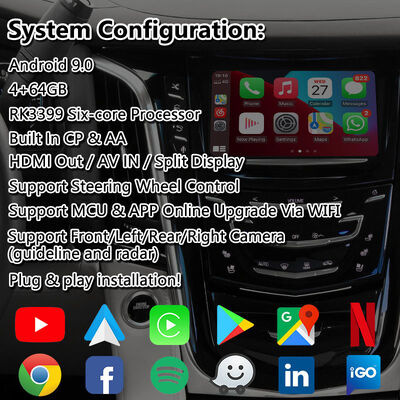 Lsailt Android Carplay Video Interface สำหรับระบบ CUE ของ Cadillac Escalade ปี 2015-2020
