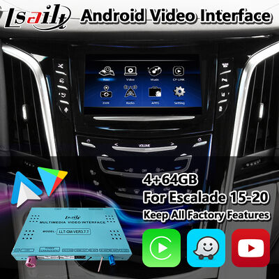 Lsait Android Navigation Multimedia Video Interface สำหรับระบบ Cadillac Escalade CUE ปี 2015-2020 พร้อม Carplay