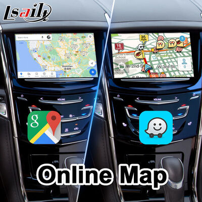 Lsailt Android Navigation Video Interface สําหรับระบบ Cadillac ATS CUE ปี 2014-2019 พร้อม Carplay
