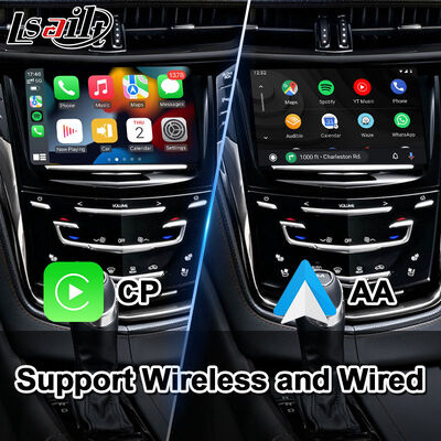 Lsailt Android GPS Navigation Video Interface สำหรับระบบ Cadillac CTS CUE ปี 2013-2019 พร้อม Carplay