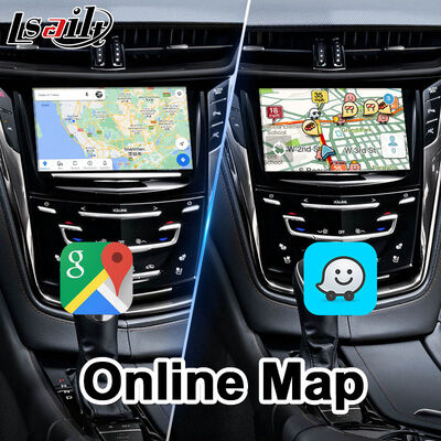 Lsailt Android GPS Navigation Video Interface สำหรับระบบ Cadillac CTS CUE ปี 2013-2019 พร้อม Carplay