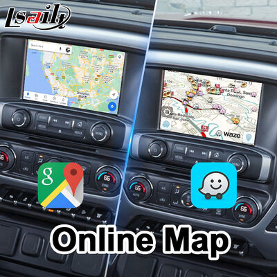 Lsailt Android Car Navigation Video Interface สําหรับ 2014-2019 GMC Sierra 1500 2500 3500 ระบบอินเทลลิงค์