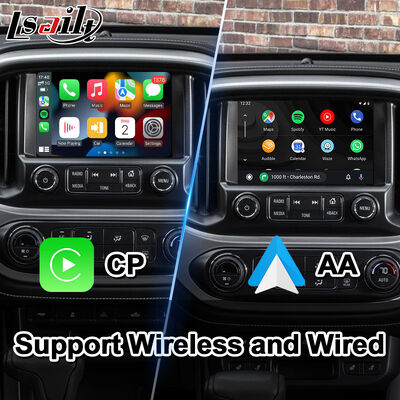 Lsailt Android Multimedia Video Interface สําหรับ 2015-2020 GMC Canyon Intellilink System พร้อมการเล่น Carplay