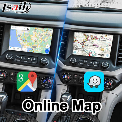 Lsailt Android GPS Navigation System Carplay อินเตอร์เฟสสําหรับ 2016-2019 GMC Acadia Intellilink System