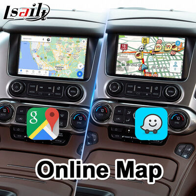 Lsailt Android Carplay มัลติมีเดีย อินเตอร์เฟซวีดีโอสําหรับเชฟโรเล็ต ซับบอร์แบน