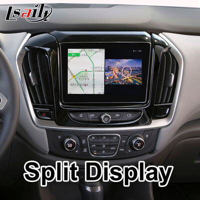 Lsailt Android Navigation Carplay มัลติมีเดีย อินเตอร์เฟซวีดีโอสําหรับเชฟโรเล่ ทราเวอร์ส