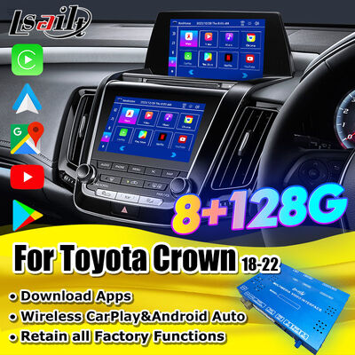 OEM Integration Anddroid CarPlay Interface Box สําหรับ Crown S220 2018-2022 พร้อมกับ Android Auto, YouTube, NetFlix, Google Play