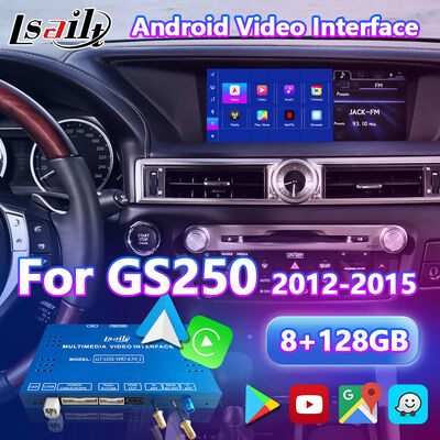 Lsailt Android Car Video Interface สําหรับ Lexus GS250 GS350 GS450h GS300h GS L10 2012-2015