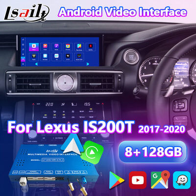Lsailt Android Carplay Interface สําหรับ Lexus IS200T IS300H IS350 IS300 F Sport AWD IS XE30 2017-2020
