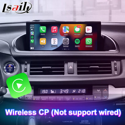 อินเตอร์เฟซวีดีโอสําหรับการนําทางในระบบ Lsailt Android สําหรับ Lexus CT 200h FSport 2017-2022