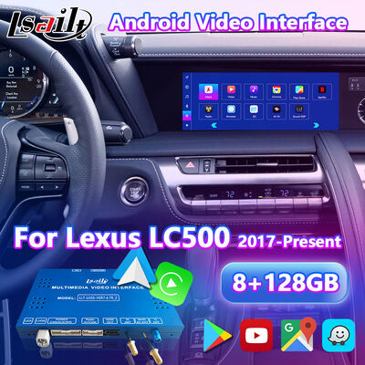 Lsailt Android Carplay Lexus Video Interface สําหรับ Lexus LC 500h 500 LC500 LC500h 2017 และปัจจุบัน