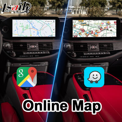 Lsailt Android อินเทอร์เฟซวิดีโอมัลติมีเดียสำหรับ Lexus LS460 LS600h LS F-Sport AWD 2012-2017