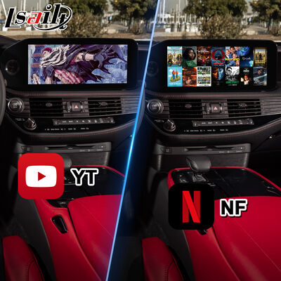 Lsailt Android อินเทอร์เฟซวิดีโอมัลติมีเดียสำหรับ Lexus LS460 LS600h LS F-Sport AWD 2012-2017