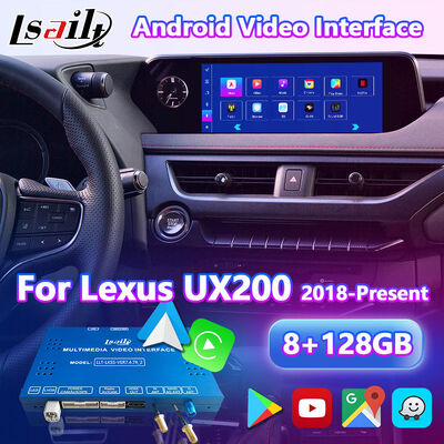Lsailt Android Navigation Multimedia Video Interface สำหรับ Lexus UX 250 UX200 UX300e UX250 ปี 2018-ปัจจุบัน