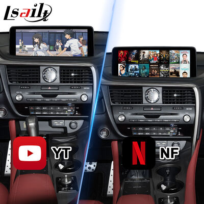 Lsailt Android Carplay Video Interface สำหรับ Lexus RX 300 350 350L 450h 450hL F Sport 2019-2022